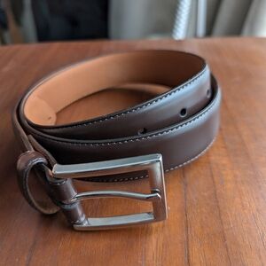 Men's Brook Brother's Belt - Size 30, Made In Italy - Genuine Leather
